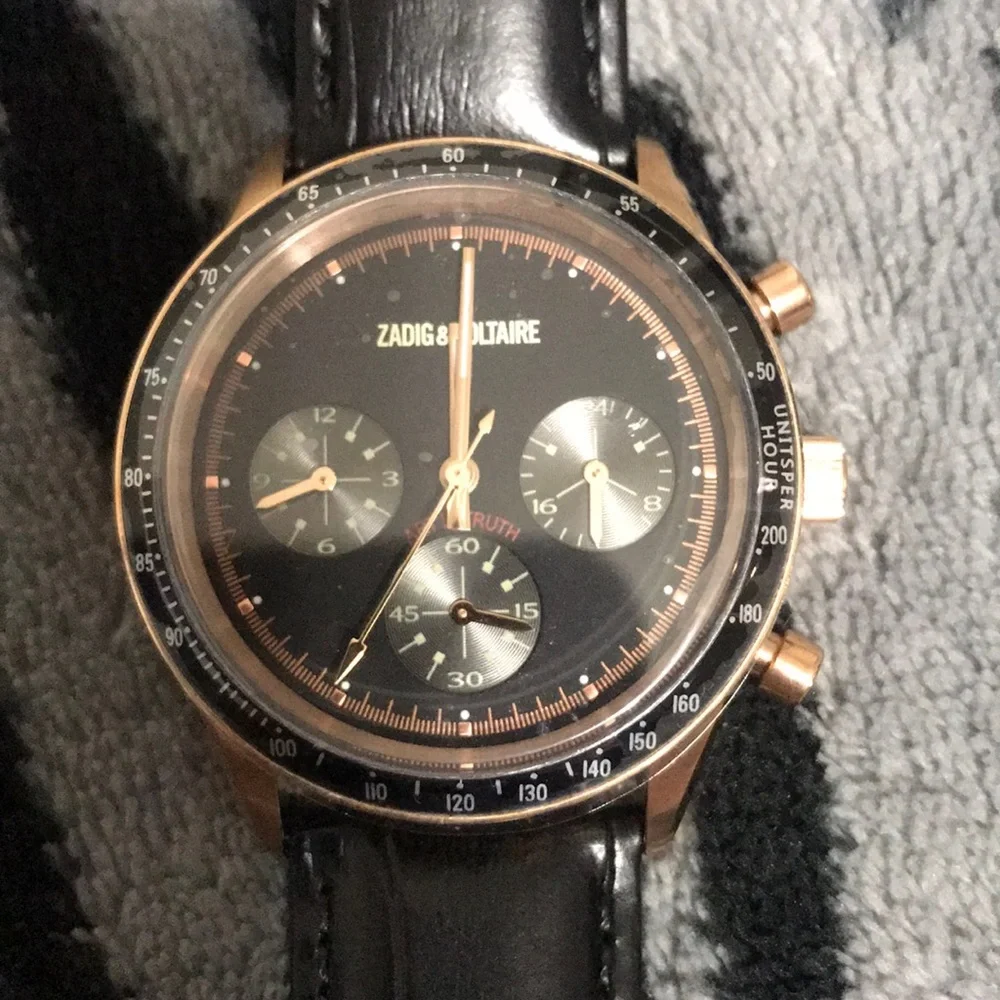 Zadig & Voltaire genuine leather watch